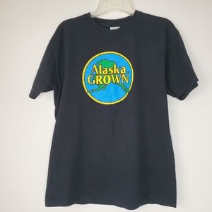 Alaska Grown Black T-Shirt